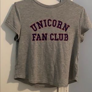 Cute unicorn fan club shirt